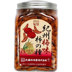 ポット柿の種 紀州産梅味 210g