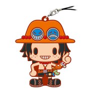 ワンピース 厚盛りラバーチャーム エース [キャラクターグッズ]