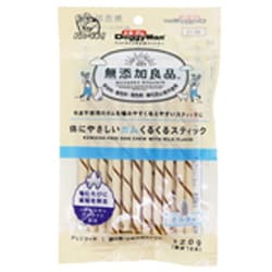無添加良品 体にやさしいガム くるくるスティック [犬用おやつ 120g（標準18本）超小～小型犬用 スナック]