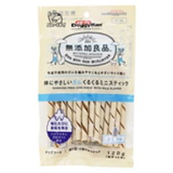 無添加良品 体にやさしいガム くるくるミニスティック [犬用おやつ 120g（標準36本）超小～小型犬用 スナック]