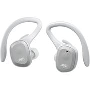 完全ワイヤレスイヤホン Bluetooth対応 スポーツイヤホン イヤーフック付き グレー HA-ET45T-H