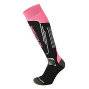 CA-2698 KIDS SKI SOCKS WMKD-003-160 BLACK/YELLOW Mサイズ(19-20.5cm) [スキーソックス キッズ]
