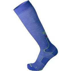 CA-158 SKI SOCKS WMSS-022-446 BLUE Sサイズ(23-24.5cm) [スキーソックス ユニセックス]