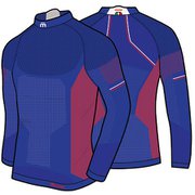 MAN LNG SLEEVE MOCK NECK BLUE WMUX065-123 IN07021 サイズ3 [スキーアンダーシャツ メンズ]