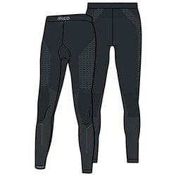 CM01488 WMN LONG TIGHT PANTS WMUY-016-013 BLACK III L-XLサイズ [スキーアンダータイツ レディース]