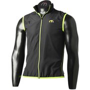 FULL-ZIP WIND & WATER RESISTANT VEST WMOX012-5041 GI336 LEMON サイズ1 [スキーウェア ベスト ユニセックス]