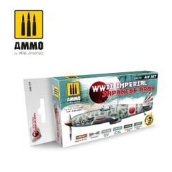 AMO-7229 WW.II 日本陸軍機カラーセット [プラモデル用塗料]