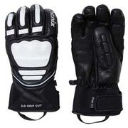 Racing Padded Leather Gloves PFA78GL00 BKWT Sサイズ [スキーグローブ]