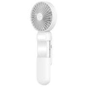 充電式LEDライト付ミラーハンディファン YHML-C20-LW