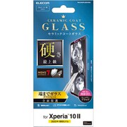 PM-X202FLGGCRBK [Xperia 10 II 用 フルガラスフィルム/セラミックコート/ブラック]