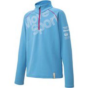 JUNIOR UNDER SHIRT DWJQJB66 SAX (SAX)サックス 150cm [スキーウェア アンダー ジュニア]
