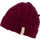 WOMEN'S KNIT CAP DWCQJC65 (DRD)ダークレッド [スポーツウェアアクセサリ ニットキャップ]