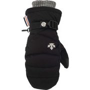 WOMEN'S DOWN MITTEN DWCQJD64 BLK Lサイズ [スキー グローブ レディース]