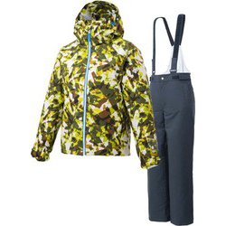 デサント DESCENTE スキーウェア ライム 上下セット