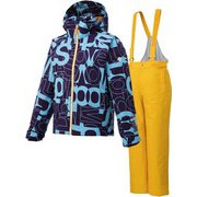 KID'S SUIT DWKQJH93 PPT (PPT)パープルタイポグラフィー 100cm [スキーウェア ジュニア]