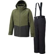 MEN'S SUIT DWMQJH70 OLV (OLV)オリーブ Mサイズ [スキーウェア 上下セット メンズ]