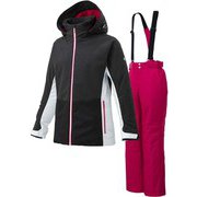 WOMEN'S SUIT DWWQJH81 BLK (BLK)ブラック Oサイズ [スキーウェア 上下セット レディース]