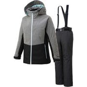 WOMEN'S SUIT DWWQJH81 MGY (MGY)グレー Mサイズ [スキーウェア 上下セット レディース]