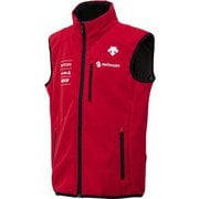 Jr.SOFT SHELL VEST DWJQJK63 （ER2）エレクトリックレッド2 150cm [スキーウェア ミドルウェア ジュニア]