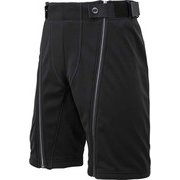 SOFT SHELL 1/2 PANTS DWUQJD62 （BLK）ブラック Sサイズ [スキー ハーフパンツ]