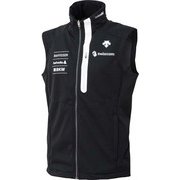 SOFT SHELL VEST DWUQJK63 （BK2）ブラック2 XOサイズ [スキー ミドルウェア]