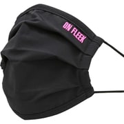 マスク フリーサイズ ブラック CASUAL MASK ON FLEEK プリーツタイプ 1枚 14648100