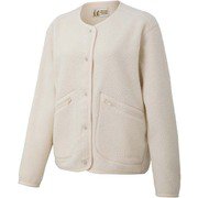 ウィメンズボアフリースカーディガン W's Boa Fleece Cardigan TOWQJL44YY (PRS) パピルス Sサイズ [アウトドア フリース レディース]