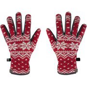 Knit Combi Fleece Glove  TOAQJD74 RD Mサイズ [アウトドア グローブ]