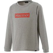 KIDS BOX LOGO L/S CREW TOJQJB11 SVM 150サイズ [アウトドア トップス キッズ]