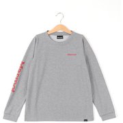 キッズスリーブロゴロングスリーブクルー Kid's Sleeve Logo L/S Crew TOJQJB15 (SVM)シルバーモク 130サイズ [アウトドア トップス キッズ]