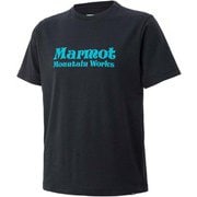 MMW LOGO H/S CREW TOMQJA57 BK Mサイズ [アウトドア カットソー メンズ]