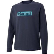 SQUARE LOGO L/S CREW TOMQJB55 INK Mサイズ [アウトドア カットソー メンズ]