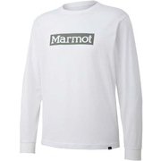 SQUARE LOGO L/S CREW TOMQJB55 WH Mサイズ [アウトドア カットソー メンズ]