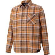 プラッドロングスリーブシャツ PLAID L/S SHIRT TOMQJB76 BW Sサイズ [アウトドア シャツ メンズ]