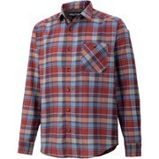 プラッドロングスリーブシャツ PLAID L/S SHIRT TOMQJB76 NV Lサイズ [アウトドア シャツ メンズ]