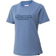 W's Retro Logo H/S Crew TOWQJA57 DSK Sサイズ [アウトドア カットソー レディース]