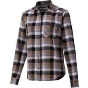 ウィメンズプラッドロングスリーブシャツ W's Plaid L/S Shirt TOWQJB76 BK XSサイズ [アウトドア シャツ レディース]