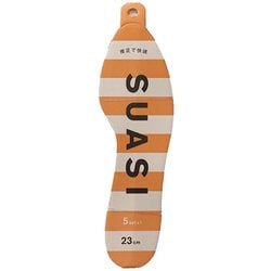SUASI（スアシ） ペーパーインソール 脱臭＋抗菌 やや硬め 23cm 女性用 5足＋1（パーケージ）