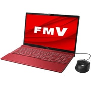 ノートパソコン LIFEBOOK AHシリーズ/15.6型ワイド/Ryzen3 3300U/メモリ 8GB/SSD 256GB/DVDスーパーマルチ/Windows 10 Home 64ビット/Office Home and Business 2019/ガーネット FMVA43E1R