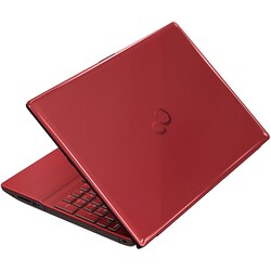 ノートPCライフブック 富士通 ノートパソコン SSD250GB メモリ8GB レッド　赤