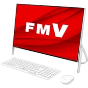 デスクトップパソコン ESPRIMO FHシリーズ/23.8型ワイド/Corei7-8565U/メモリ 8GB/SSD 512GB/DVDスーパーマルチ/Windows 10 Home 64ビット/Office Home and Business 2019/ホワイト FMVF70E1W