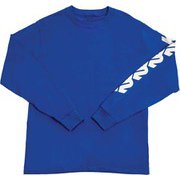 CHAIN LOGO LS T-SHIRT S1917008026 BLUE L サイズ [スキーウェア カットソー メンズ]