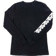 CHAIN LOGO LS T-SHIRT S1917009012 BK S サイズ [スキーウェア カットソー　レディース]