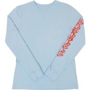 CHAIN LOGO LS T-SHIRT S1917009022 LIGHT BLUE S サイズ [スキーウェア カットソー　レディース]