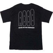 ENJOYERS T-SHIRT B1901010012 ブラック S [スキーウェア カットソー ユニセックス]
