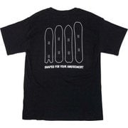 ENJOYERS T-SHIRT B1901010014 ブラック M [スキーウェア カットソー ユニセックス]