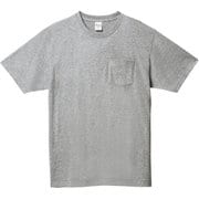 109 PCT ポケットTシャツ 杢グレー M