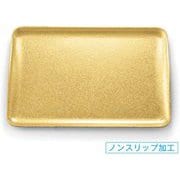 OL-19-12 [お盆 トレー 尺1スレンダートレー タタキ金SL/裏黒塗]