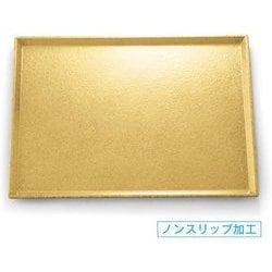 お盆 トレー 尺4清流無地盆 タタキ金SL/裏黒塗 OL-19-17