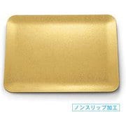 OL-20-1 [お盆 トレー 耐熱尺2寿盆 タタキ金SL/裏黒塗]